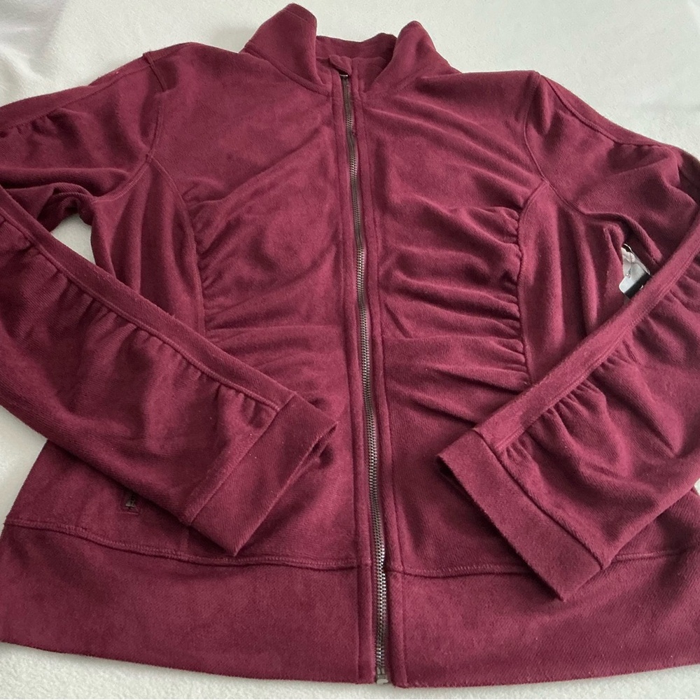 Liverpool Women's Rich Burgundy Bomber Jacket